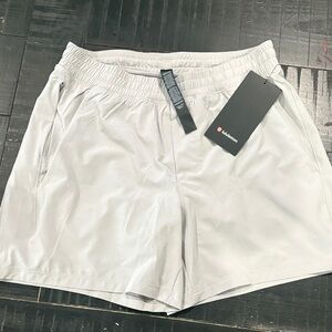 lululemon athletica Men's Light Gray Performance Shorts